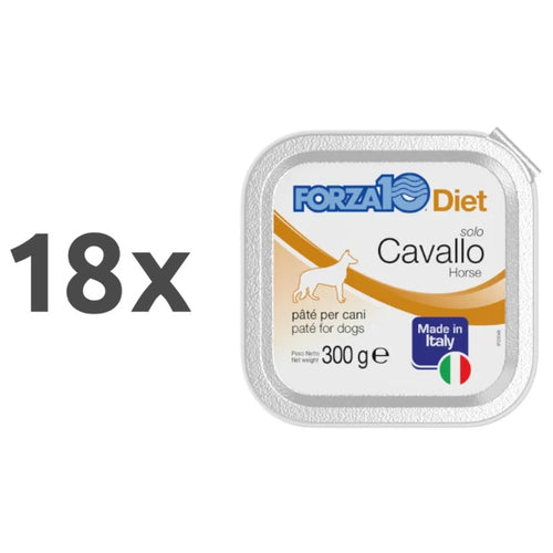 Forza10 MonoDiet mokra hrana za pse, konj - različne velikosti - 18 x 300 g