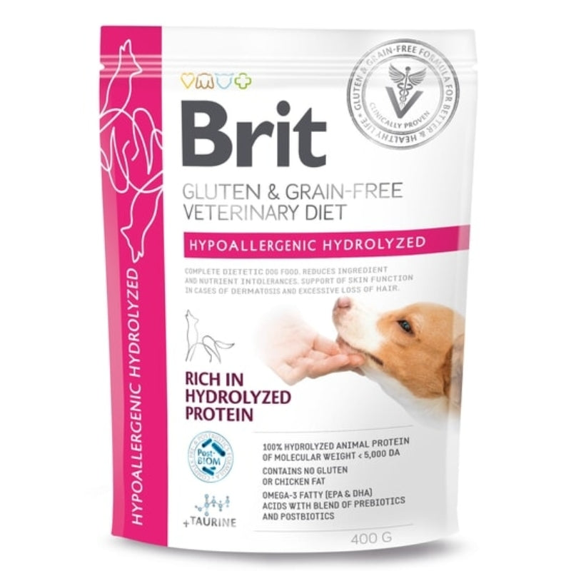 Brit GF Veterinarska dieta za pse - Hypoallergenic Hydrolyzed - 400 g