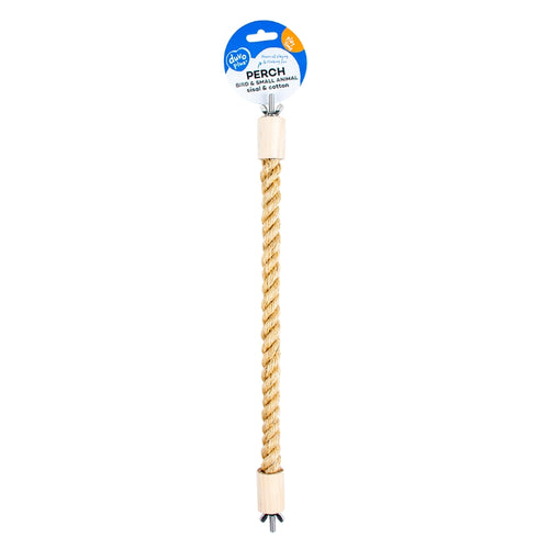 Duvo palica iz vrvi za ptice S, bež - 37 x 1,6 cm