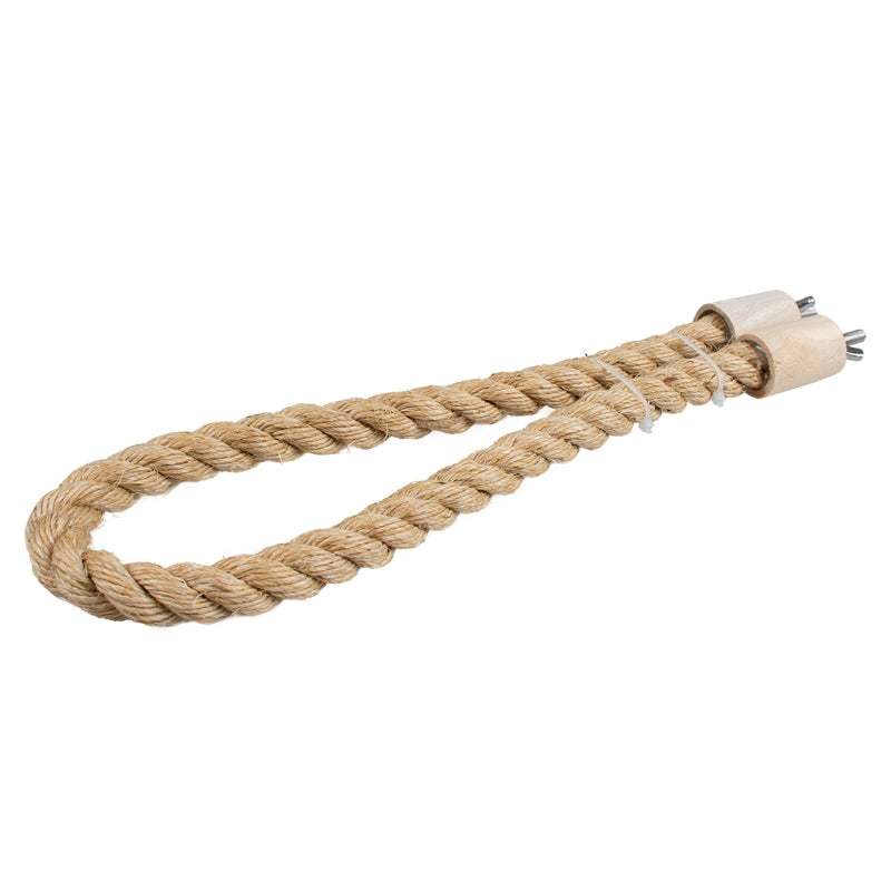 Duvo palica iz vrvi za ptice L, bež - 75 x 3 cm