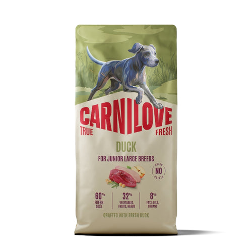 Carnilove Dog True Fresh Junior Large, briketi - raca - 12 kg