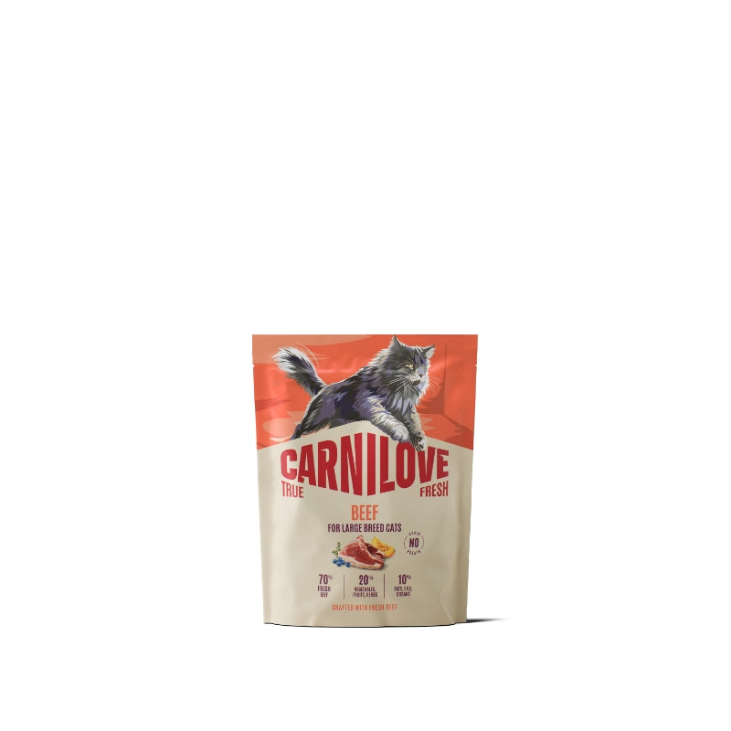 Carnilove Cat True Fresh Adult Large, briketi - govedina - 400 g