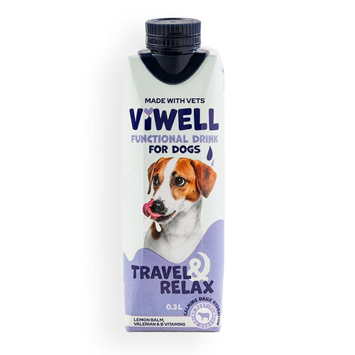 ViWell funkcionalna pijača za pse, Travel & Relax - 0,3 L
