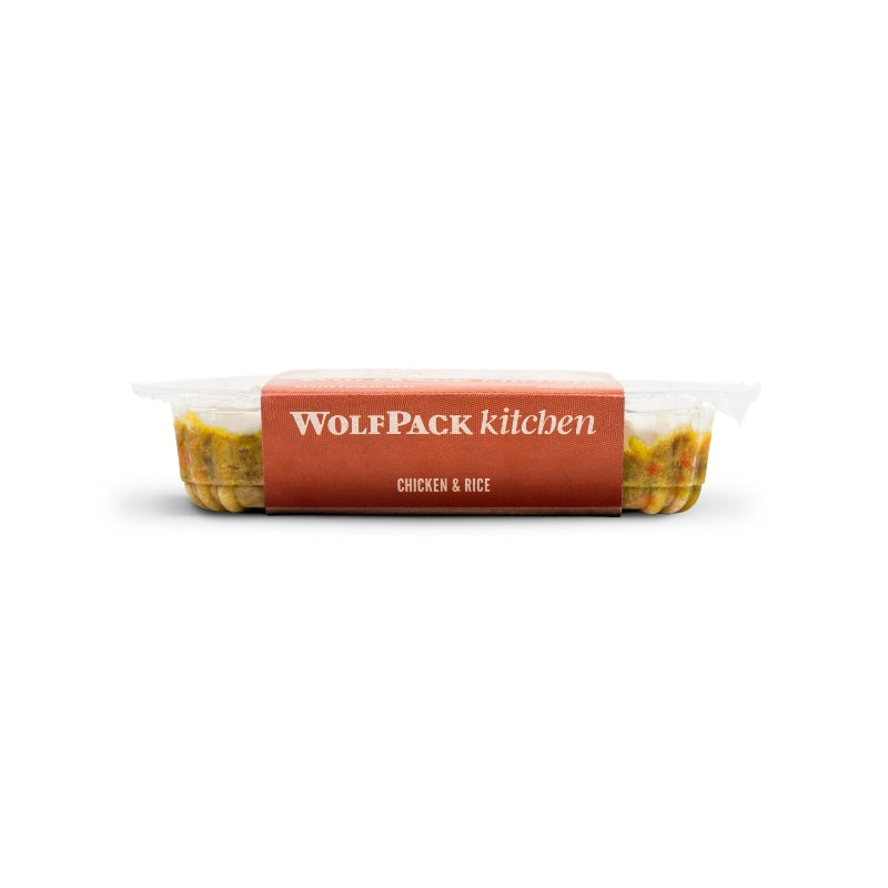 Wolfpack Kitchen kuhana zamrznjena hrana, piščanec in riž - 400 g