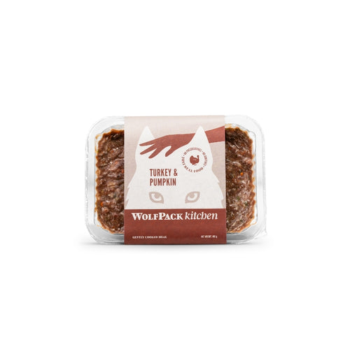 Wolfpack Kitchen kuhana zamrznjena hrana, puran in buča - 400 g