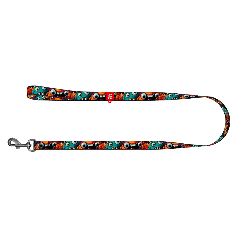 Waudog najlonski povodec pošasti, oranžno-moder - 122 cm