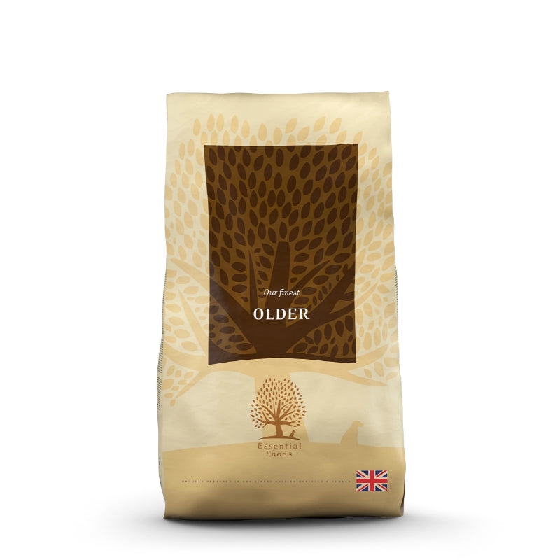 Essential Foods Dog Older Senior - piščanec, raca in ribe - mini ali large - 10 kg