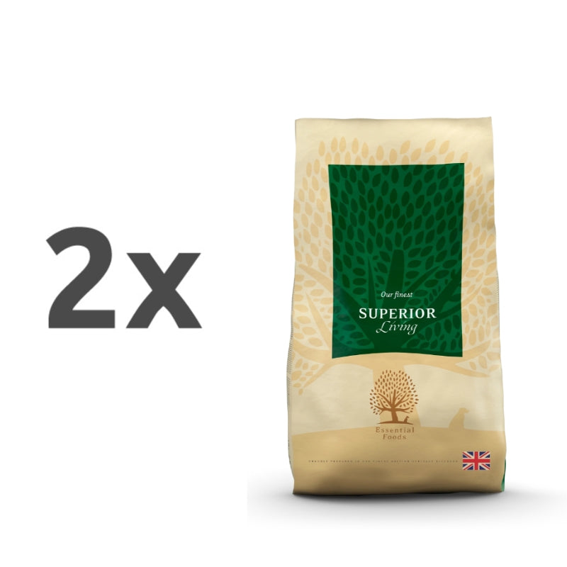Essential Foods Dog Superior Adult - piščanec, raca in ribe - mini ali large - 2 x 10 kg