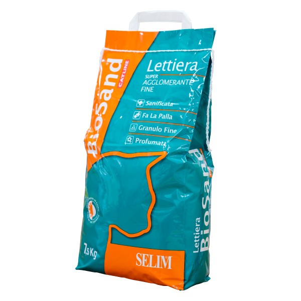 BioSand Super Fine posip za mačje stranišče - 7,5 kg