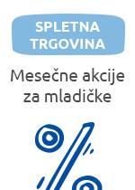 Akcije hrane in opreme za pasje mladičke